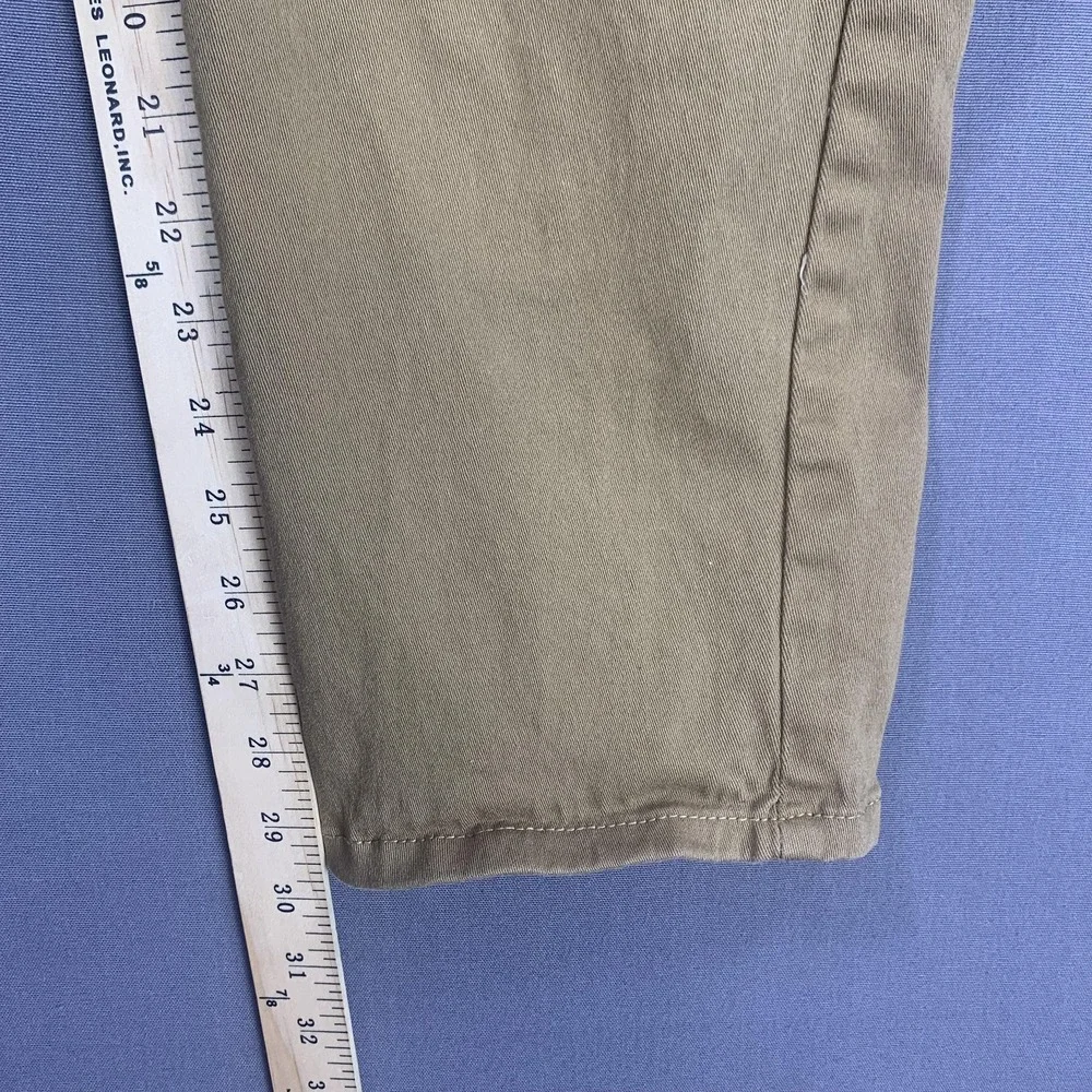 Southpole Flex Pants Men 40x30 (36x30) Khaki Straight Fit Casual Stretch Classic - Picture 12 of 16
